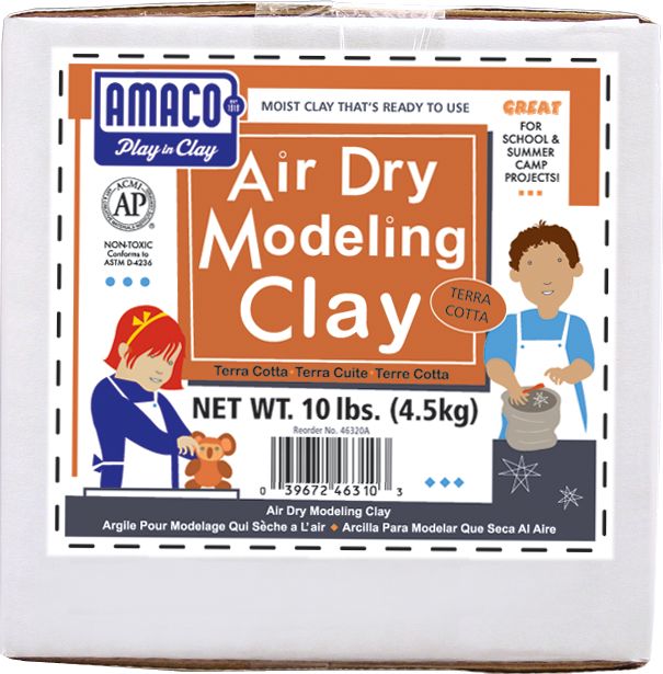 CLAY AIR DRY TERRACOTTA 10LB
