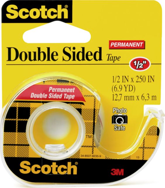 TAPE/DBL STICK .5x250'
