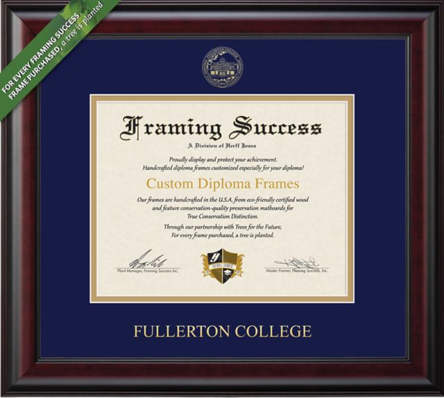 Fullerton College 7'' x 9'' Classic Diploma Frame