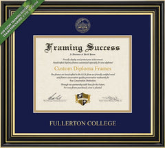 Fullerton College 7'' x 9'' Prestige Diploma Frame