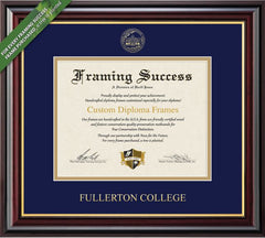 Fullerton College 7'' x 9'' Windsor Diploma Frame