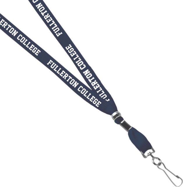 Fullerton College 3-8'' J Hook Lanyard