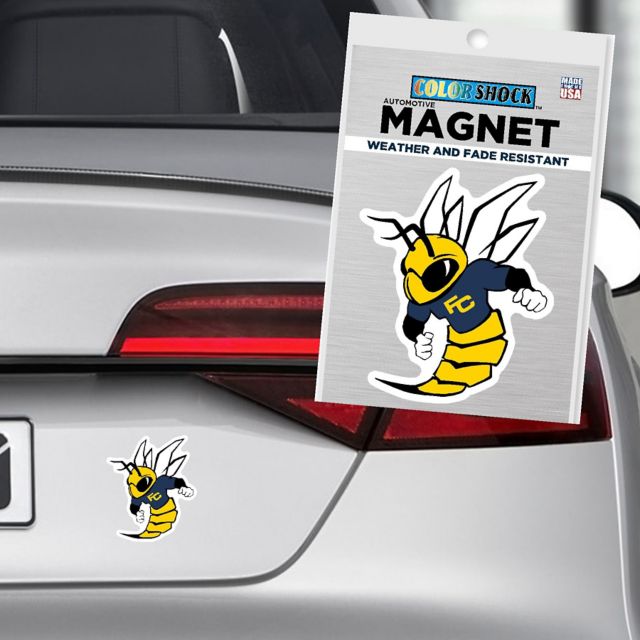 Fullerton College Hornets 4 x 4 Magnet