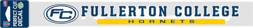 Fullerton College 2'' x 17'' Perfect Cut Decal