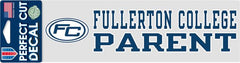 Fullerton College 3x10 Parent Decal