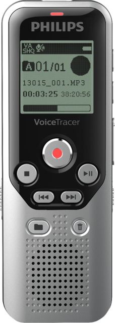 Philips VoiceTracer 1250 Audio Voice Recorder - ONLINE ONLY