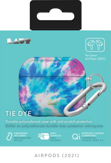 LAUT Tie Dye AirPod 3 Case, Sky Blue - ONLINE ONLY