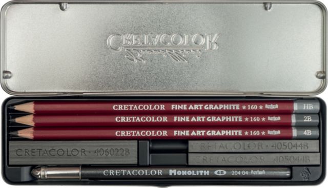 GRAPHITE POCKET TIN SET 9-PIECES