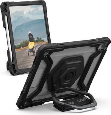 UAG Plasma Series iPad Air 10.2'' Case with Kickstand and Handstrap - Ice/Black