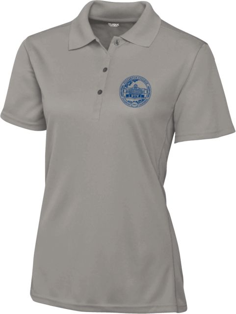 Fullerton College C&B Womens Clique Ice Pique Polo FC Seal - ONLINE ONLY