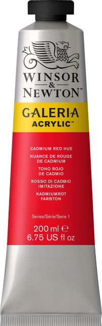 GALERIA ACRYLIC 200ML CADMIUM RED HUE