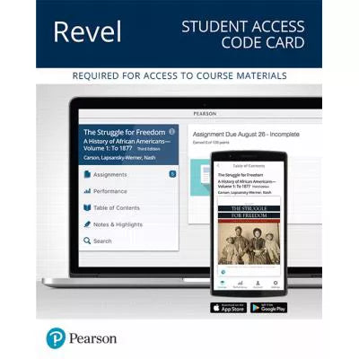 Revel Access Code for Struggle for Freedom, The