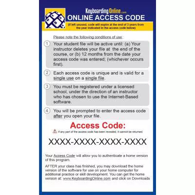 Keyboarding Online (Printed access code)