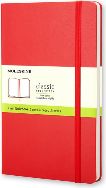 NOTEBOOK RED PLAIN POCKET